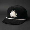 Frögy Corduroy Dad Cap ·Black · Drop 001