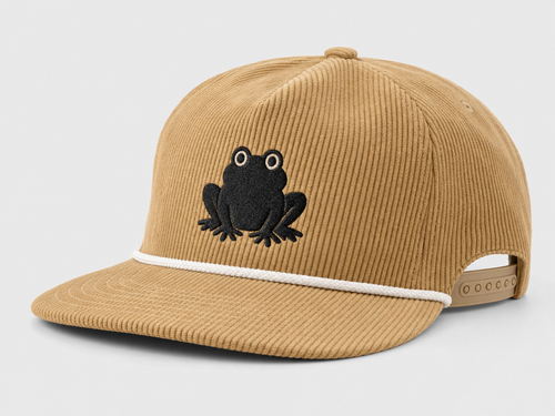 Tan Corduroy - Toad in Black front