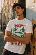 Frögy Don't Obey Tee — lifestyle, urban alley