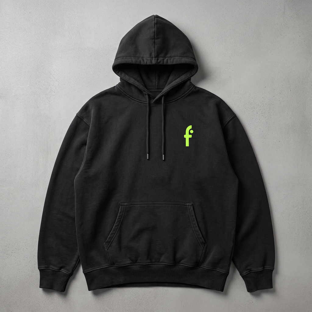 Frögy Toad Venom Hoodie flat lay